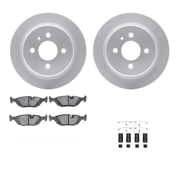 R1 Concepts WDWH1-31002 Brake Rotor- Carbon Coated W/ Ceramic Pads & Hdw